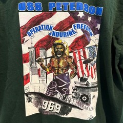 Vintage 2001 USS Peterson DD-969 Navy Operation Enduring Freedom T Shirt Large