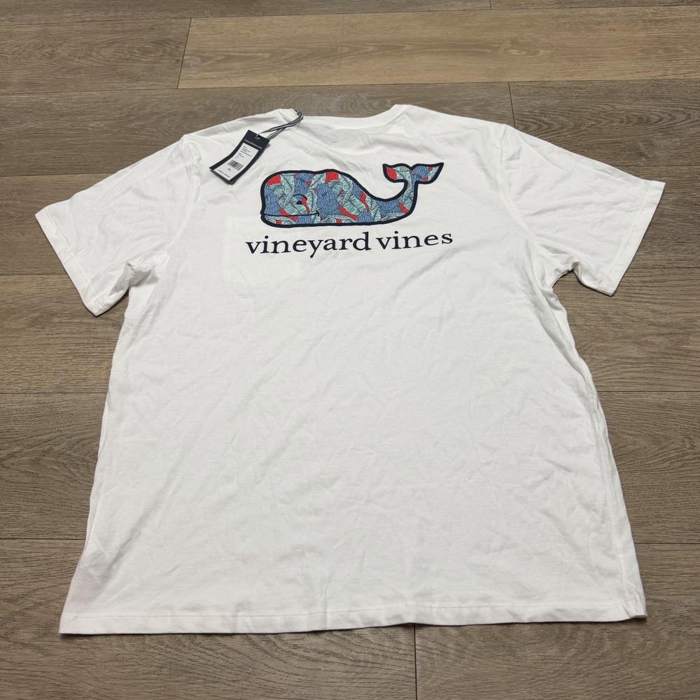 Vineyard Vines SS Banana Tropic Logo Whale T-Shirt Sz XL ~ New NWT