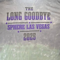 Eagles The Long Goodbye Sphere Las Vegas 2025 Tour Shirt Liquid Blue XL Tie Dye