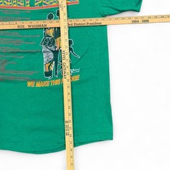 Vintage Black Family Pledge Graphic T-Shirt XL Green