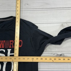 Travis Scott Astroworld Tour T-Shirt Adult L Black Wish You Were Here Rap