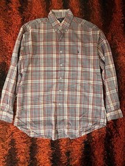 Ralph Lauren BLAKE Cotton Check Long Sleeve Shirt M For 14Y+ Japan