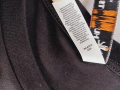 Humants Men’s Large Workwear Jersey Pocket Tee Dark Black Gray heather Cotton