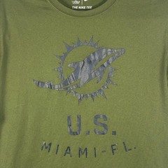 Nike NFL On Field Miami Dolphins Salute to Service Long Sleeve Shirt Men’s Sz S
