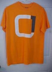 Gildan Dry Blend Mens Tee Shirt Size Medium Tennessee Orange Cotton Poly Blend