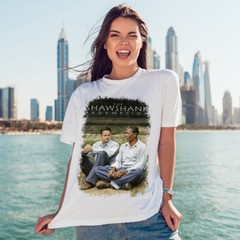 The Shawshank Redemption (1994) Movie Poster Inspired T-Shirt Retro 90s Tee