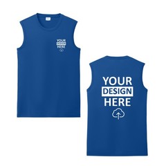 Port & Co Performance Sleeveless Summer Tee Custom Printed Gift For Him PC380SL