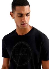 EMPORIO ARMANI EA7 3DPT39 PJTJZ TSHIRT HALF SLEEVE T-SHIRT MEN 1200 BLACK