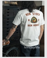 NON STOCK Pure Cotton Men T-Shirt Power & Speed Heavyweight Basic Tee T-Shirts