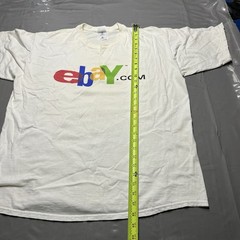 Vintage eBay T Shirt XL Mens 90s Promo Spell Out Reseller USA Fruit Of The Loom