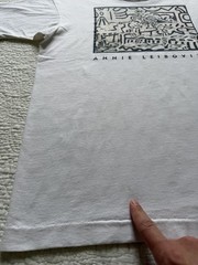 Vintage Keith Haring T Shirt 90s Annie Leibovitz Portrait Made In USA Large