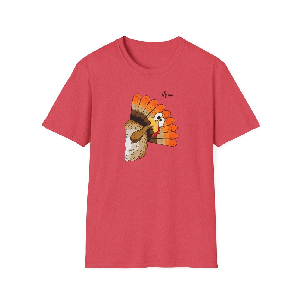Scared Turkey Thanksgiving T-Shirt | Fall Comfy Tee | Holiday Humor Tee