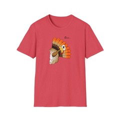 Scared Turkey Thanksgiving T-Shirt | Fall Comfy Tee | Holiday Humor Tee