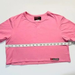 Go Softwear Size M Pacific Half Tee /Crop Top – Pink (GS-3482521-PNK-M)