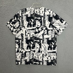 Air Jordan T Shirt Men’s Large All Over Print Graphic Short Sleeve Jumpman
