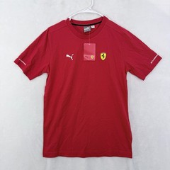 Puma Ferrari T Shirt Mens S Red Logo Scuderia Super Car