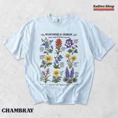 Colorado Wildflowers Vintage Flower Nature Comfort Tee