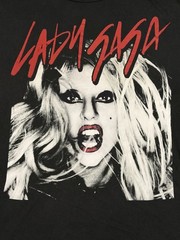 Lady Gaga Born This Way T Shirt Large Black Graphic Cotton Everyday Wear