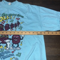 VINTAGE 80s The California Raisins Tee Men Large Blues Music 1988 Single Stitch