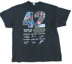 42 Years of Star Wars 1977-2019 Signature T-Shirt XL