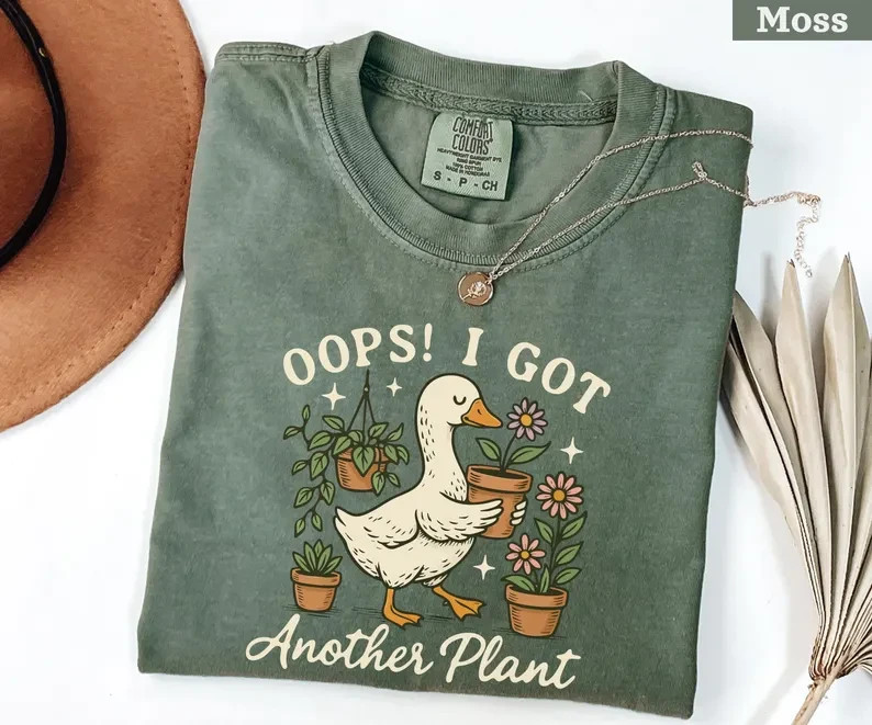 Funny Plant Mom Shirt Oops I Got Another Plant Tee Gardening Lover Gift