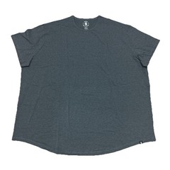 STRONGSIZE Men’s Big Tall 6XL Crew Neck T-Shirts Longer Length Heather Grey NWOT