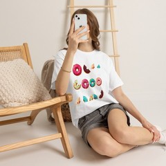 Math Donut Fraction Back To School Teacher T-Shirt