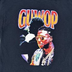 Guwop Shirt Mens Large Black Hip Hop Rap Graphic Tee Gucci Mane Music Streetwear