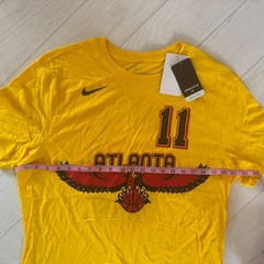 NWT Nike Trae Young Atlanta Hawks #11 NBA T-Shirt Yellow Men’s Large DA7356-732