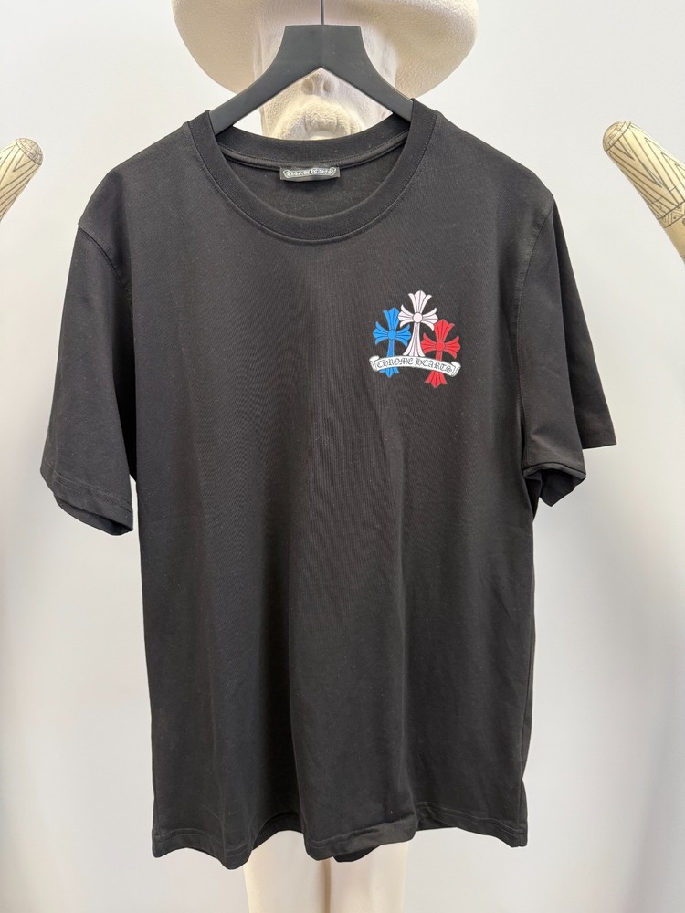 Chrome Hearts Multi Color Cross Cemetery Black T Shirt Men’s XXL