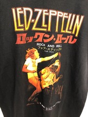 Vtg Deadstock 2007 Led Zeppelin Tee Shirt Rock 4 Sticks Japan S Black Graphic