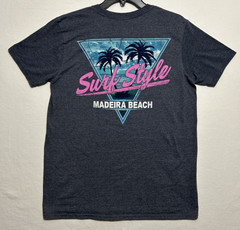 Surf Style Madeira Beach Short Sleeve Blue Souvenir 80s Graphic T-Shirt Men’s M