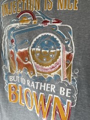 Vintage 1980s I’d Rather Be Blown Funny Sex Engine Ringer T-Shirt
