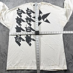 Vintage Split Uncommon Threads Shirt Mens XL White Black Star Surf Skate Y2K