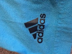 Adidas James Harden Climalite Basketball Graphic T-Shirt Blue Size M print flaw