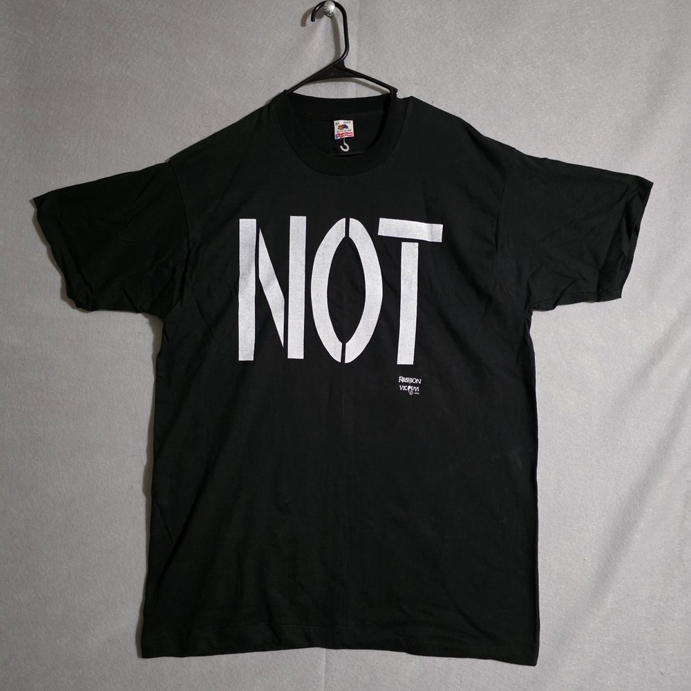 VTG RARE 1992 Fashion Victim Waynes World NOT Single Stitch T Shirt USA Size XL