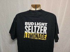 Budlight Seltzer Lemonade Adult Black XL TShirt