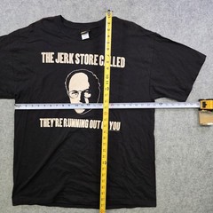 VTG Seinfeld Shirt Mens XL Black Jerk Store Called Quote Graphic TV Comedy Tee