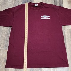 Submarine Service in the Pacific Red Maroon Shirt All Gave Some Men’s Size XL