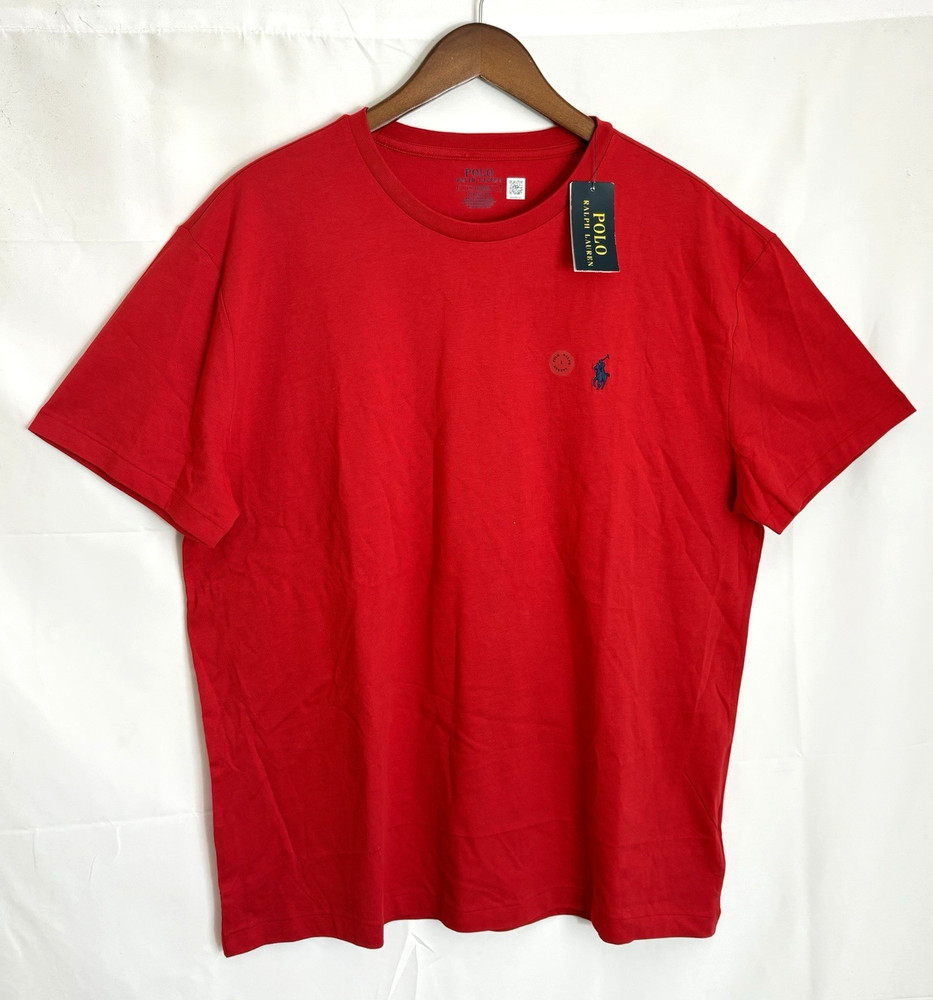 NWT Polo Ralph Lauren Men’s Large Core Replen Red Short Sleeve T-Shirt Tee