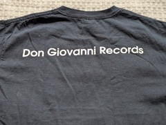 Nuclear Santa Claust Shirt Mens Small Black Don Giovanni Records Band Tee Punk