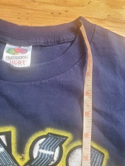 Kansas Band Heavy Cotton In Wheat We Stand Tshirt MEN’S Sz L Fruit Of T Loom