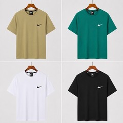 Nike Tiny Swoosh Tee 180G Sorona Men Crew T-Shirt 4 Colors L-4XL Sport Top
