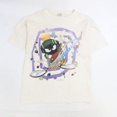 Vintage Marvin The Martian Guitar Warner Bros T-Shirt Size Large 1996