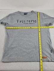 Bundle of 2 Men’s Triumph Logo T‑Shirt Grey Blue Men’s Med