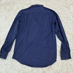 Paul Smith Navy Cotton Long Sleeve Shirt Casual Formal Japan For 14+