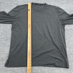Public Rec Shirt Mens 2XL Gray GO TO Long Sleeve Performance Crew Pima Cotton