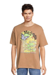 NO BOUNDARIES Big Man 3X Brown Take it Easy Mellow Cotton Graphic T-Shirt NWT