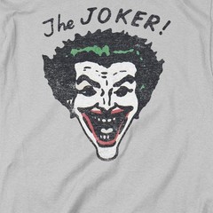 Batman Retro Joker Licensed Adult Unisex T-Shirt Regular Fit Tee SM-3X