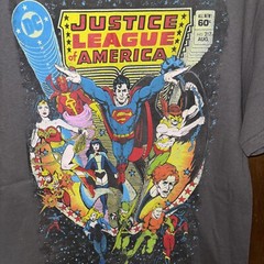 Dc Comics Justice League JLU Cast T-shirt Medium
